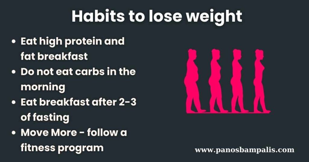 habits for weight loss