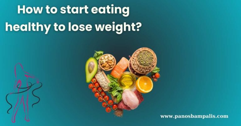 How to start eating healthy to lose weight?